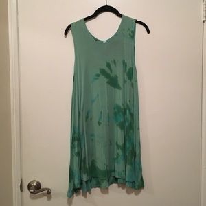 Sea Foam Green Tie Dye Dress