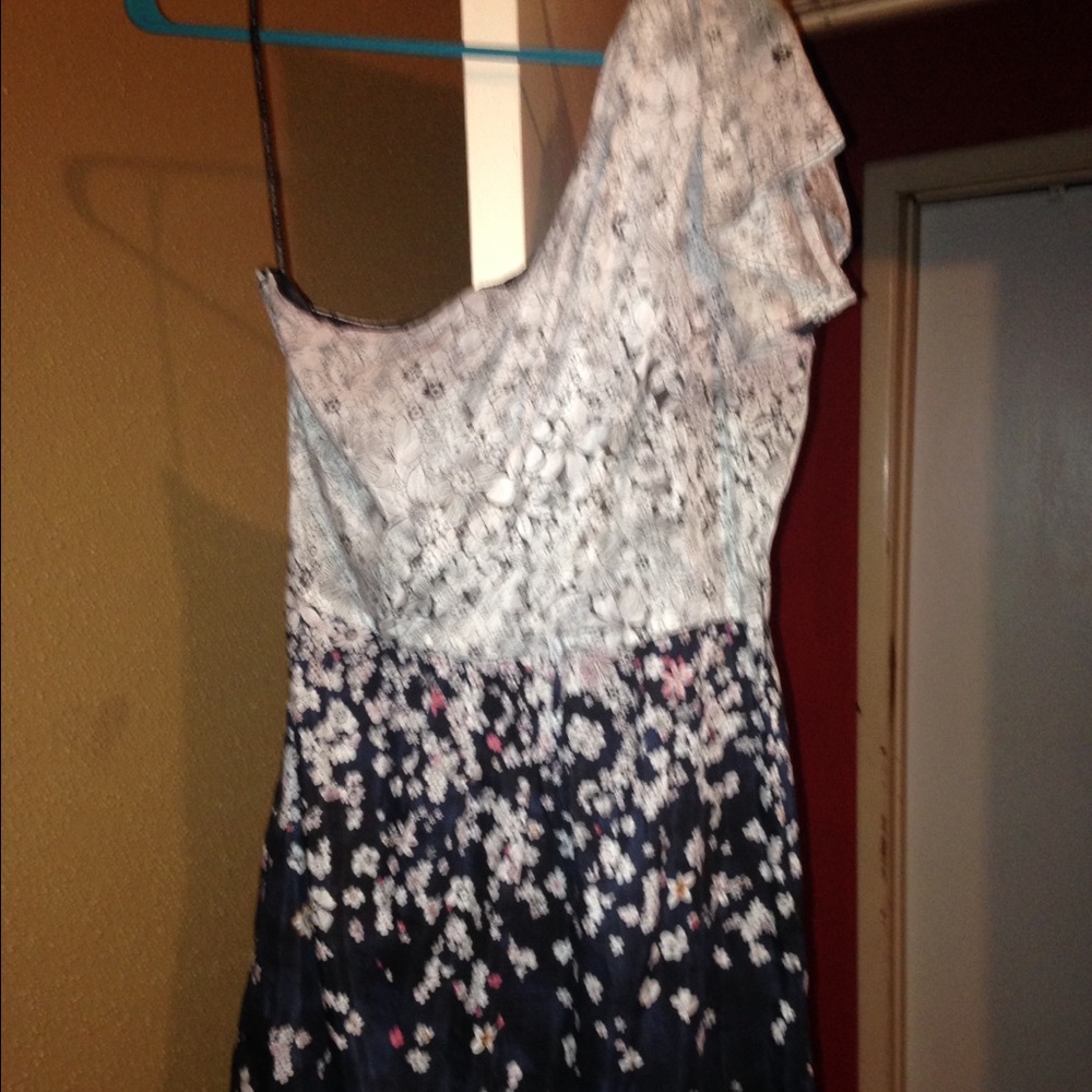 One shouldered MM Couture dress