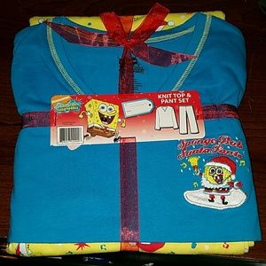 Knit top and  p.j. pants set