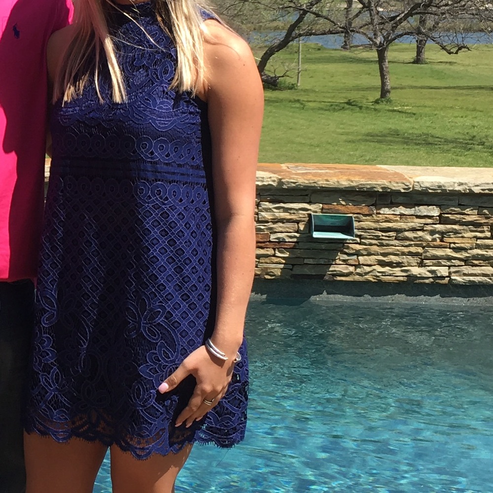 Navy blue dress