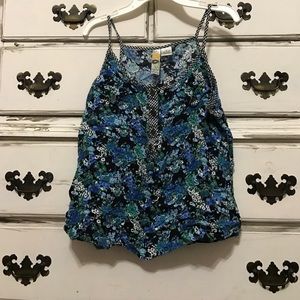 Floral print tank top