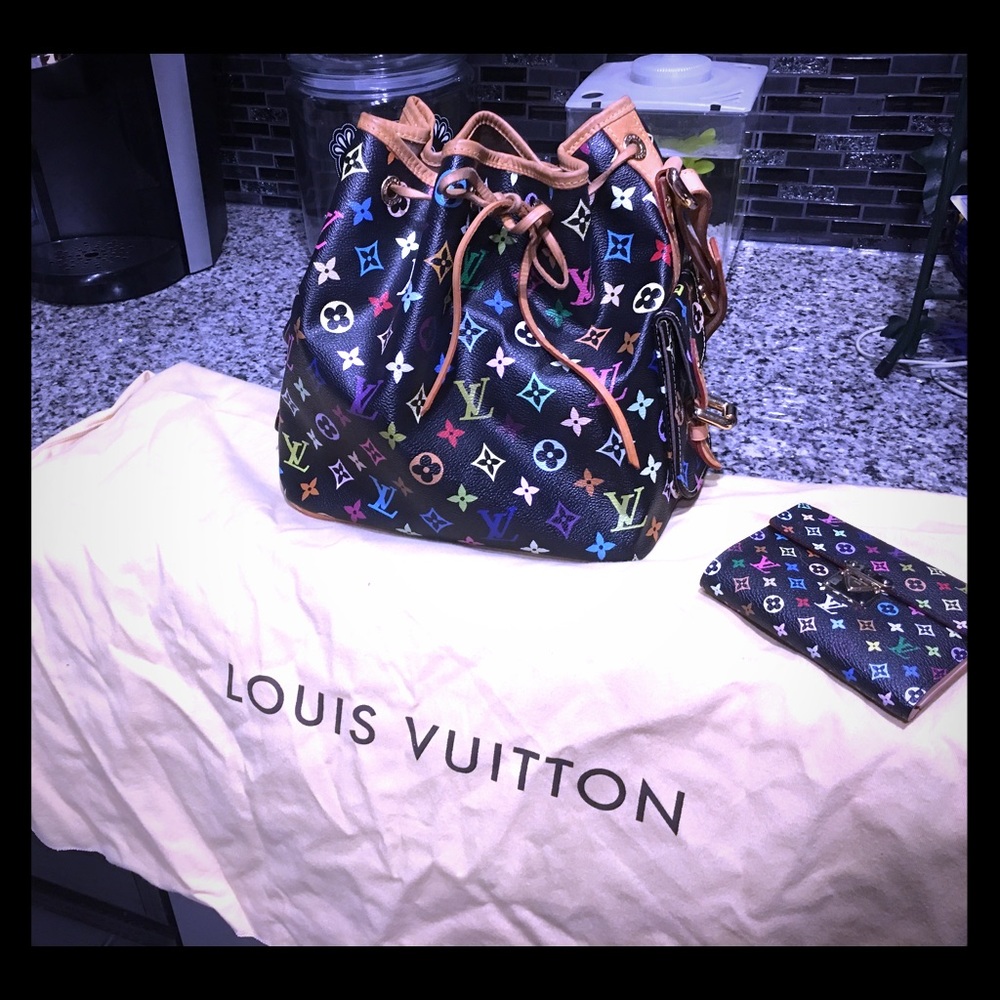 Authentic Louis Vuitton multi color monogram bag