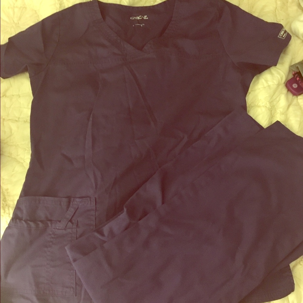 Purple Cherokee scrub set