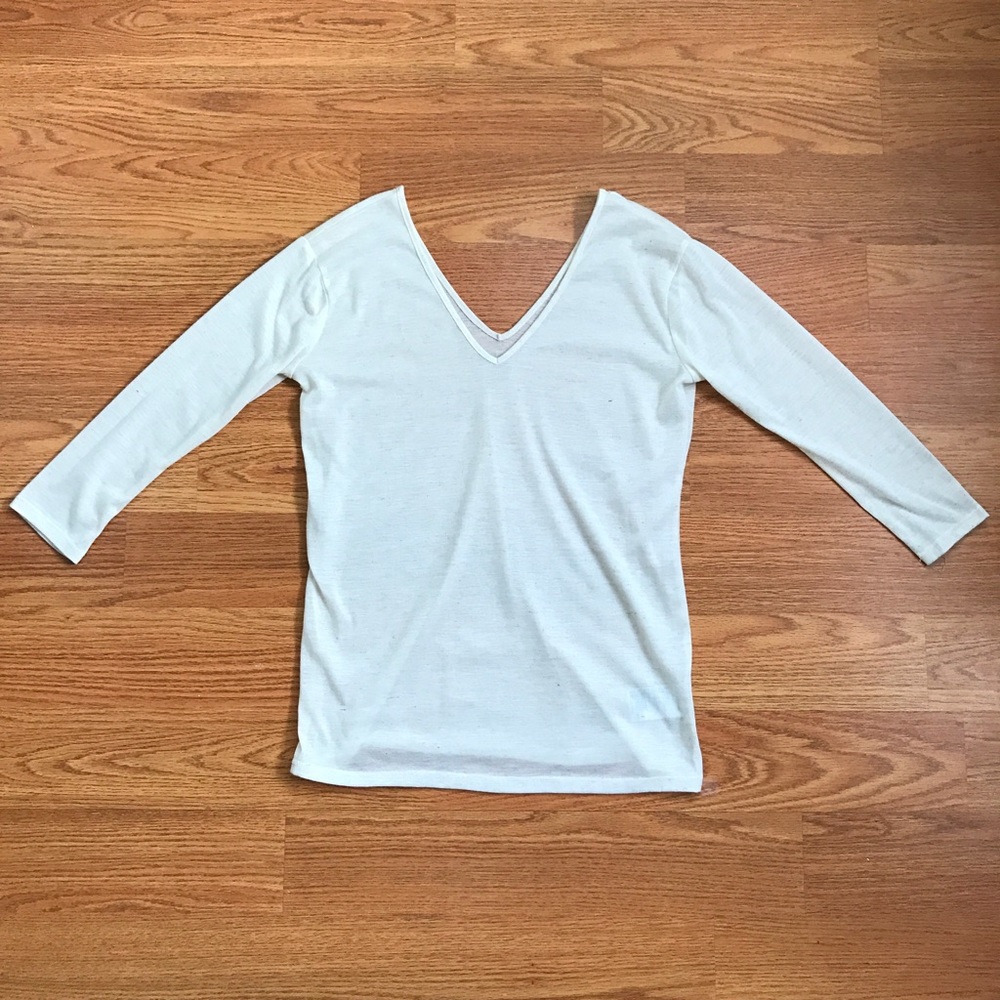 Urban Outfitters Double V Light Knit Top