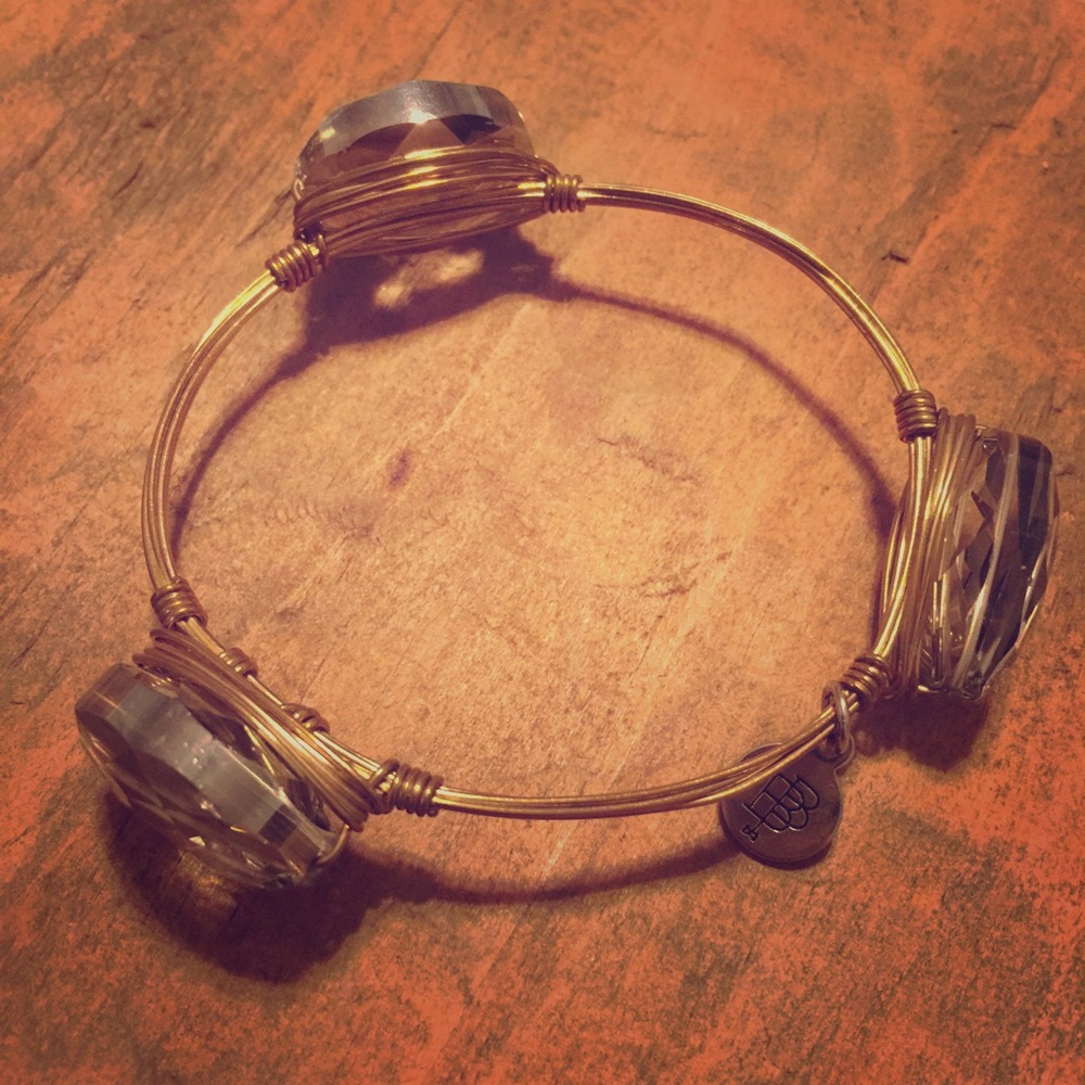 Bourbon and Boweties Smoky Stone Bangle