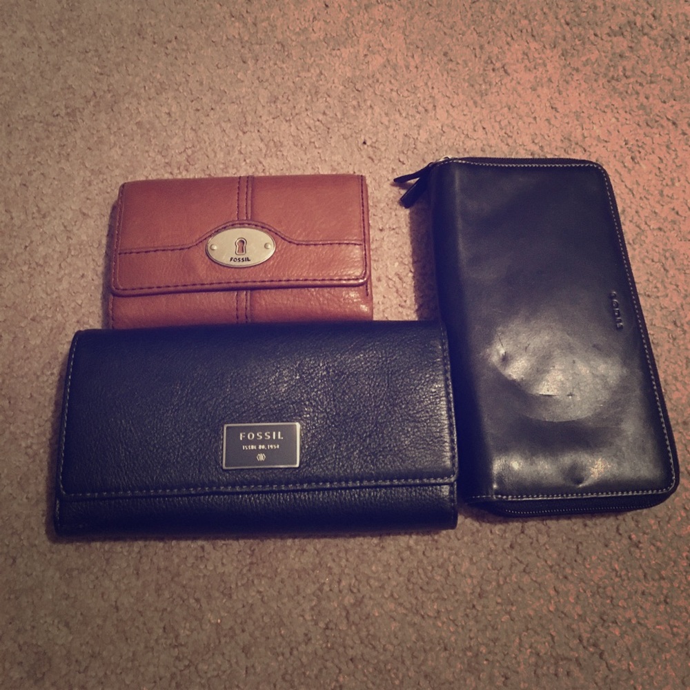 Fossil and Lodis Wallet bundle