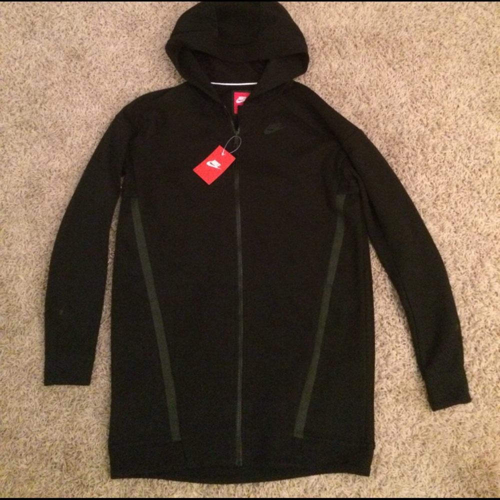 New Nike Tech Fleece Mesh Cocoon Jacket - Picture 6 of 8
