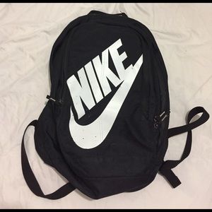 Black unisex Nike laptop backpack