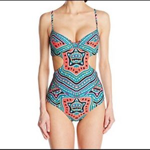 Mara Hoffman Bustier One Piece Swimsuit