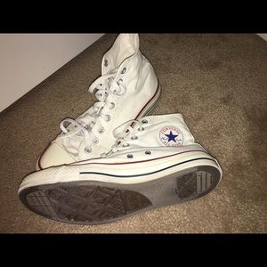 White Converse High Top