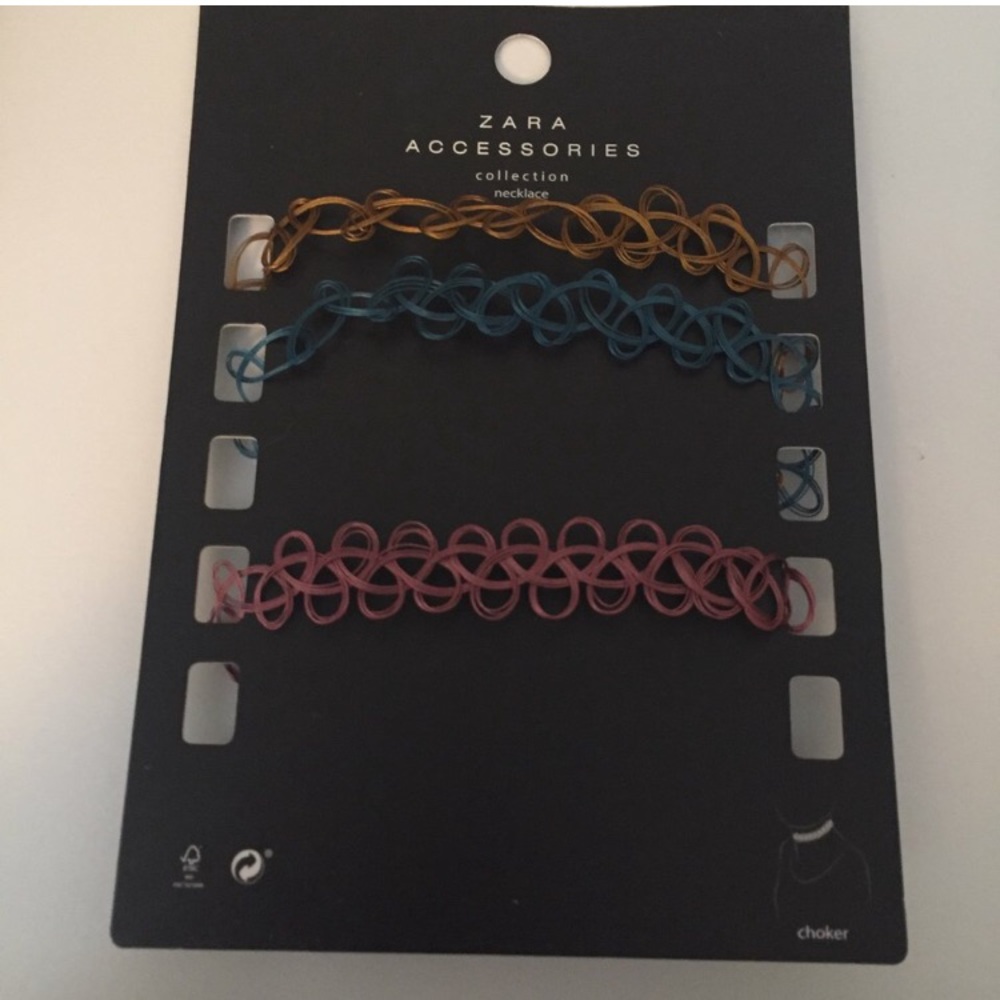 Zara choker necklaces (3)