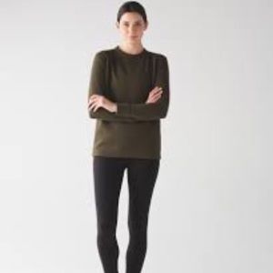 Lululemon fatigue green yes please pullover