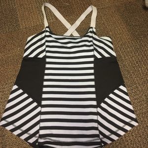 lululemon striped tank top