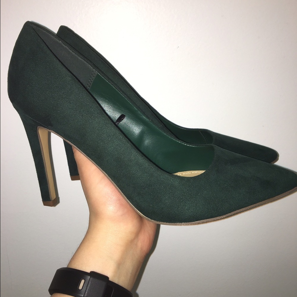 Forever 21 Emerald Heels