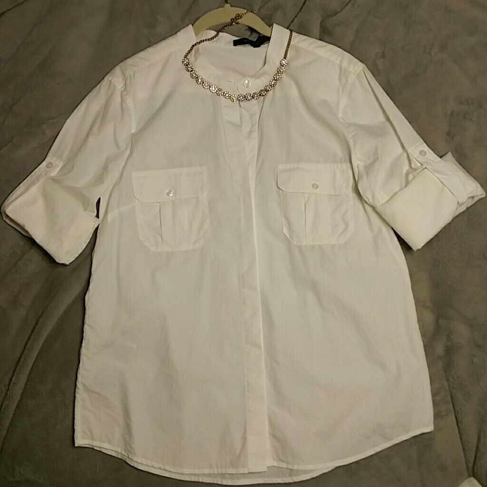 BCBGMaxAzria white shirt