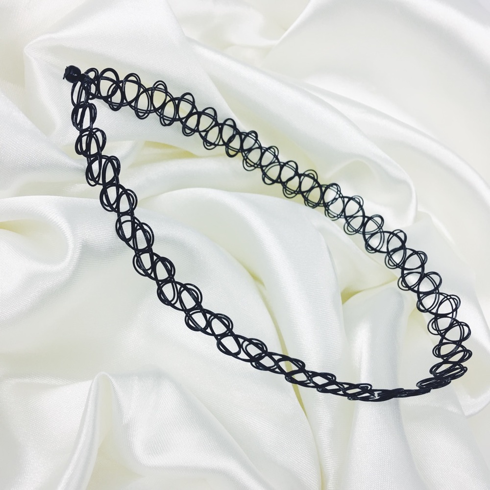 New ! Black tattoo choker