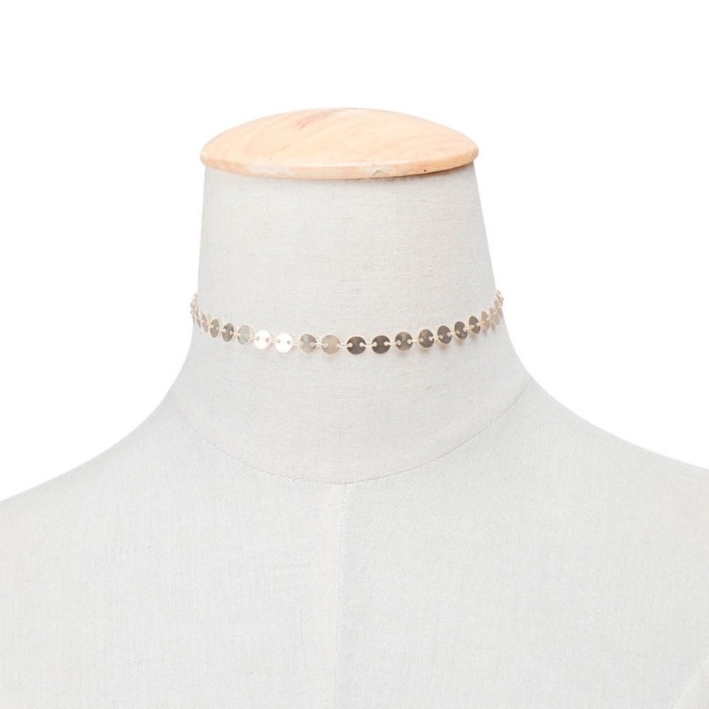 Dainty Bohemian Coin Necklace - Picture 4 of 4