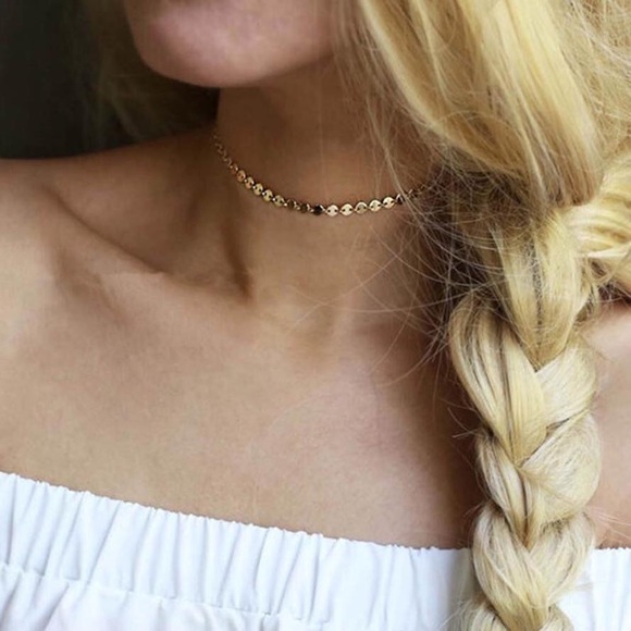 Dainty Bohemian Coin Necklace - Picture 2 of 4