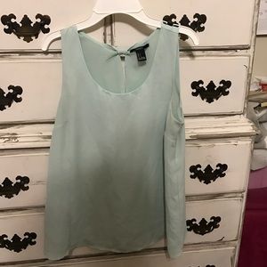 Mint green tank top