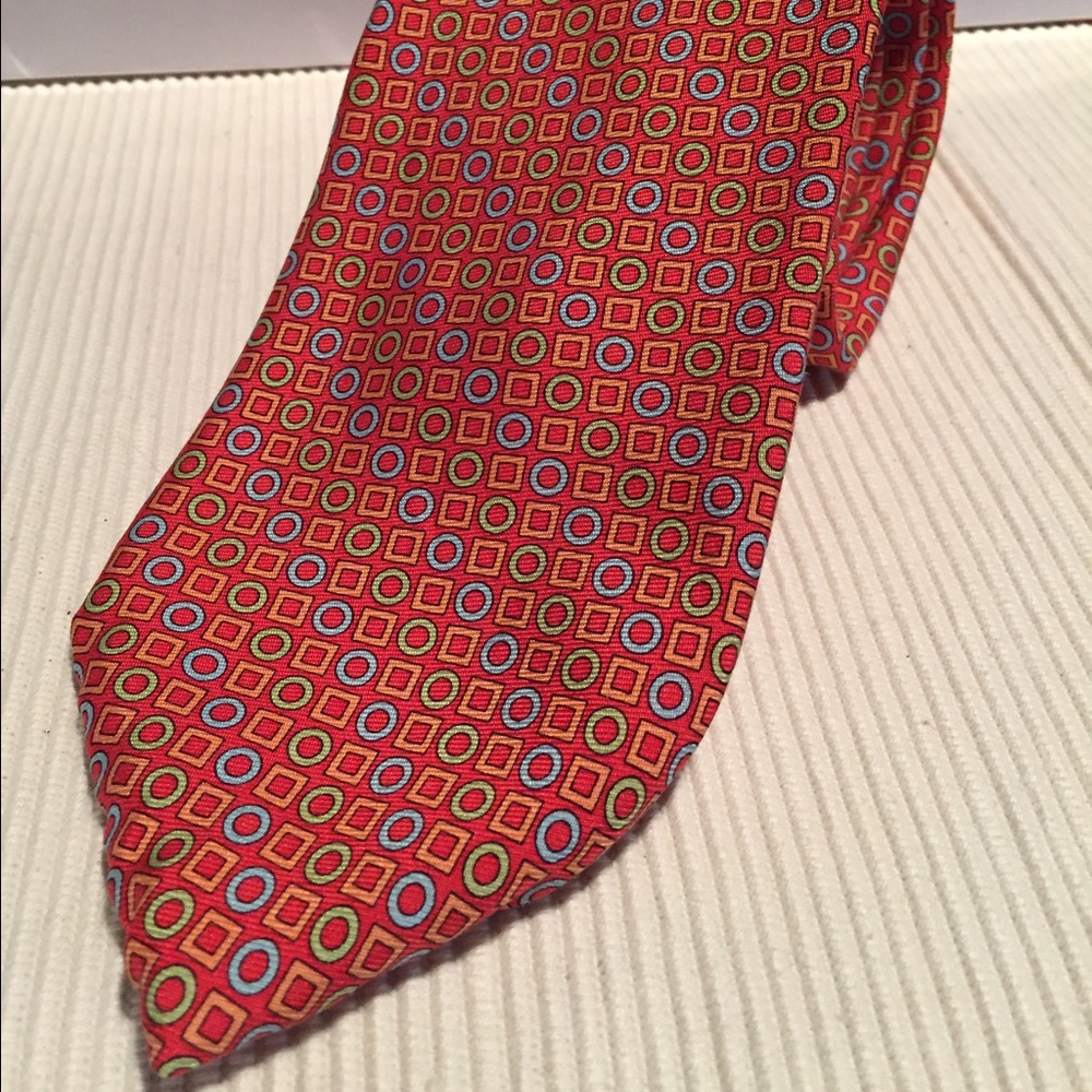 Peter Blair Spring Men's Silk Tie Awesome Coral!