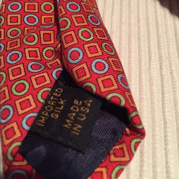 Peter Blair Spring Men's Silk Tie Awesome Coral! - Picture 3 of 4