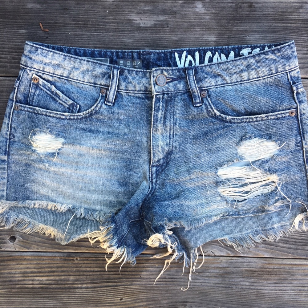 Volcom denim shorts