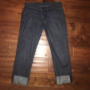Dark Wash 7 for All Mankind Capri