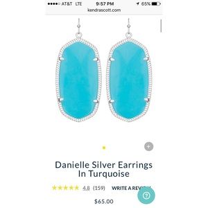 Turquoise and silver Danielle's