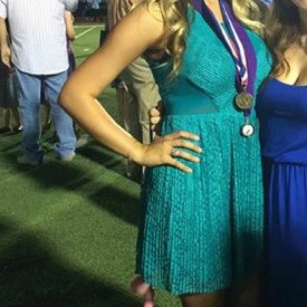 Teal dress