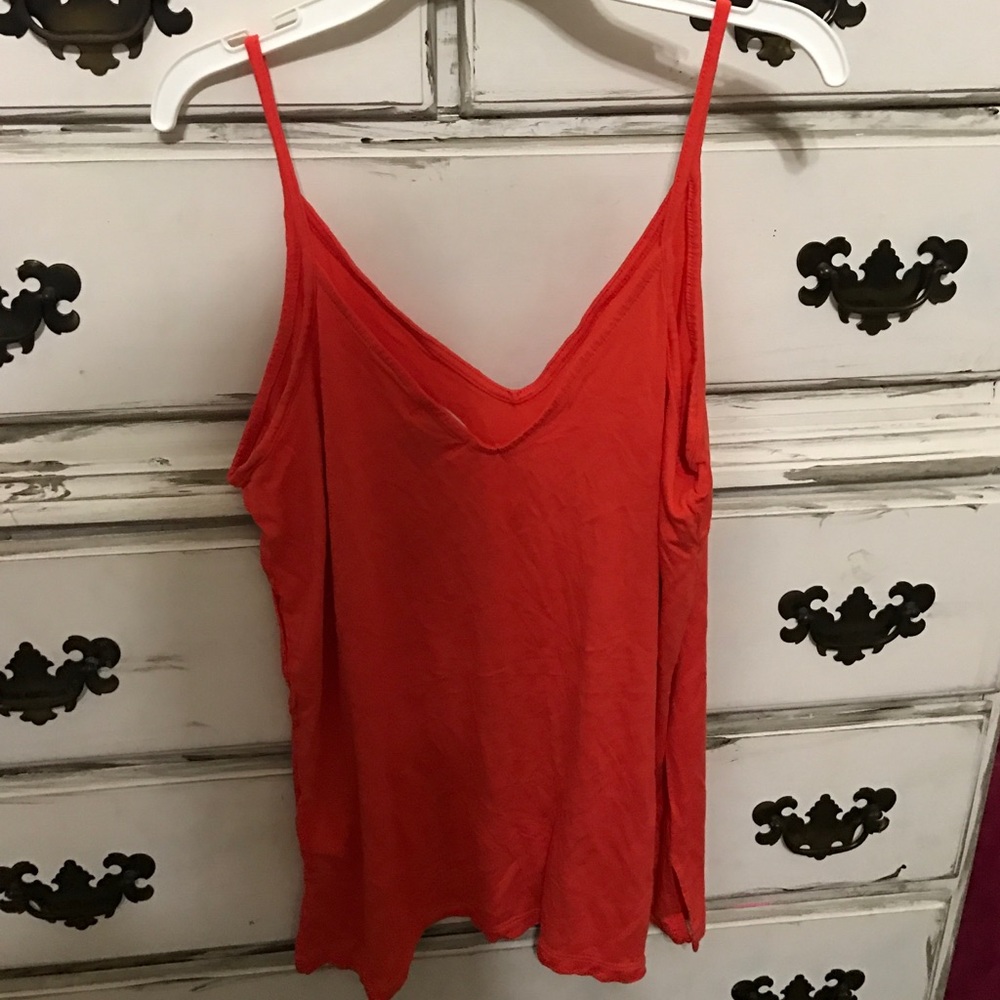 Orange tank top