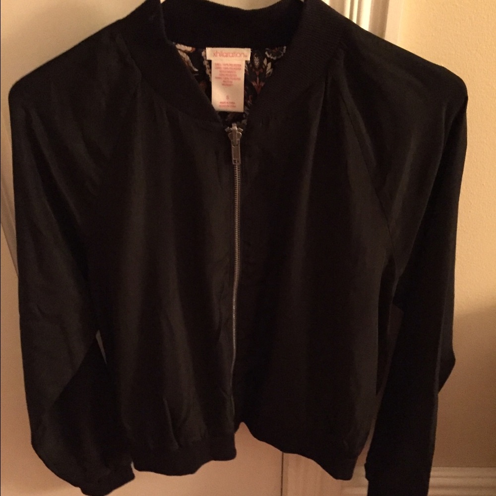 SOLD* NWOT LIGHT BLACK JACKET SMALL