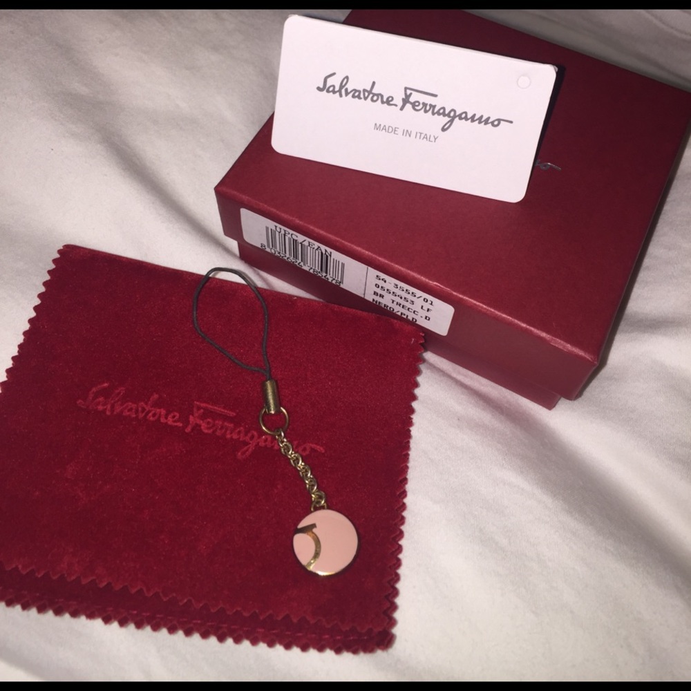 Ferragamo cell phone charm
