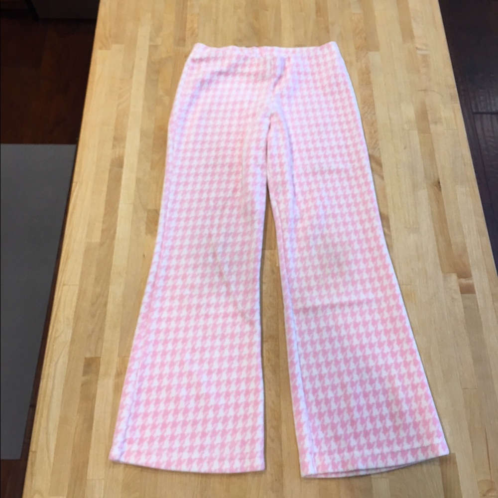 Houndstooth Sweet Potatoes Fleece Pants