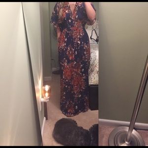 Kimono Style Maxi Dress