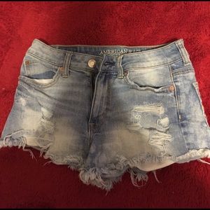 American eagle hi-rise festival Denim shorts
