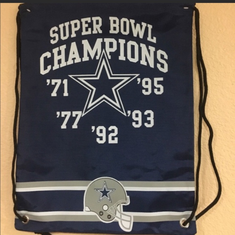 Dallas Cowboys Championship Drawstring backpack