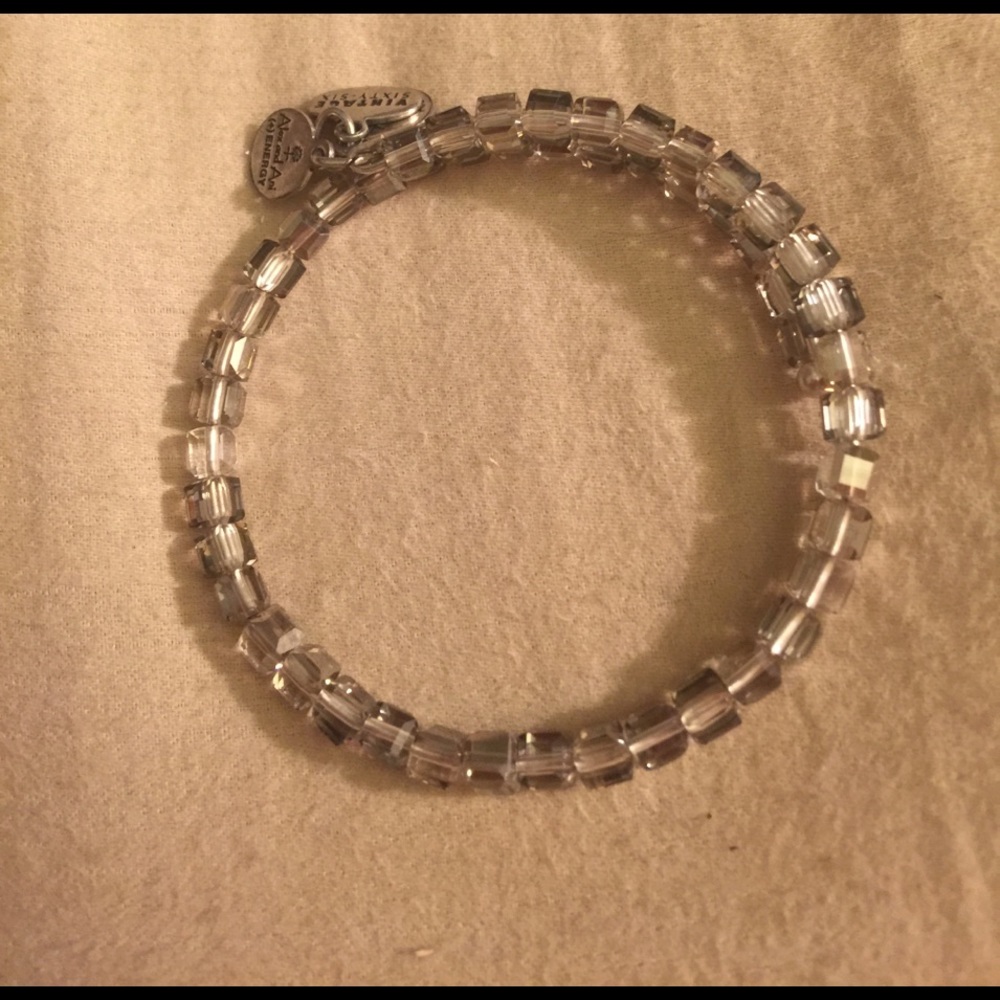 Alex and ani vintage 66 slate w/Swarovski