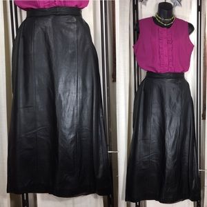HP 4/4❤️Leather City Genuine Leather Sz 16 Skirt HP 4/4❤️Leather City Genuine Leather Sz 16 Skirt