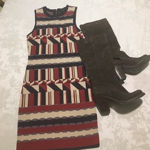 Sleeveless print dress from Red Dress Boutique