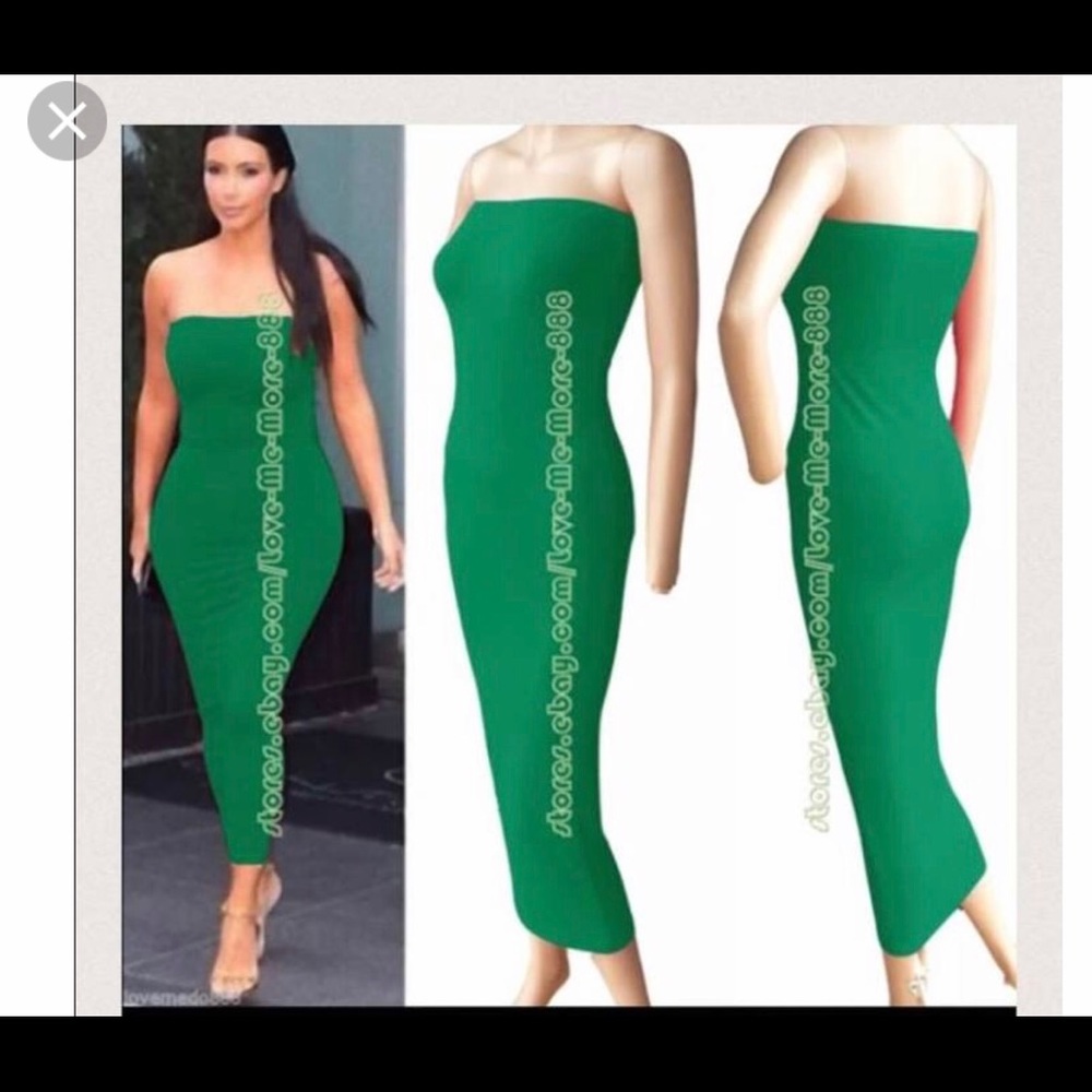 MODA XS Strapless snug fit dress! Custom design!