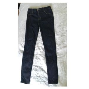 J BRAND MARIA HI-RISE SIZE 26 DARK NAVY DENIM
