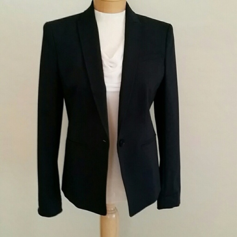 Ann Taylor blazer jacket black