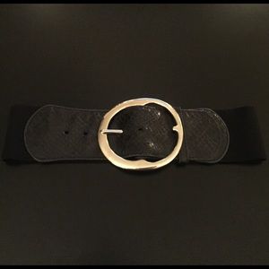 BEBE🌺Black Python Embossed 26in Waist Belt!!
