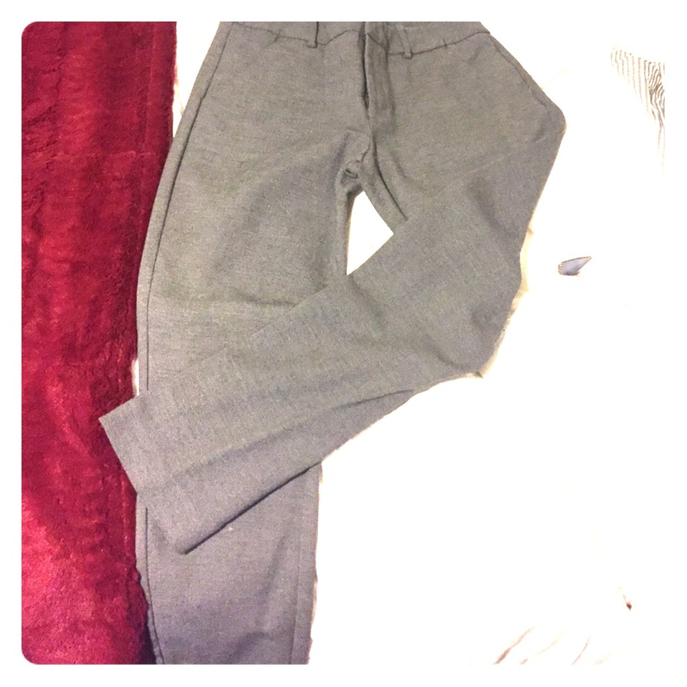 Gray dress pants