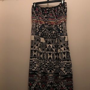 Maxi multicolor dress