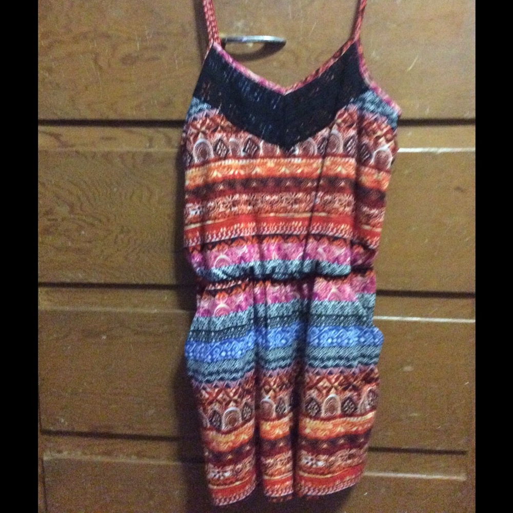 Multicolored Romper
