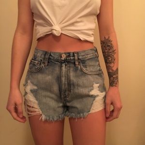 Hollister high wasted shorts