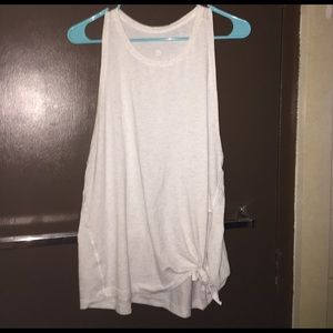 Light gray tank top, barely worn