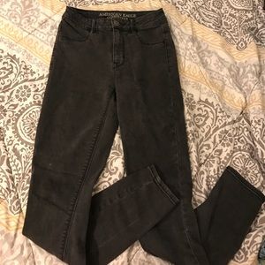 Black American eagle jeans