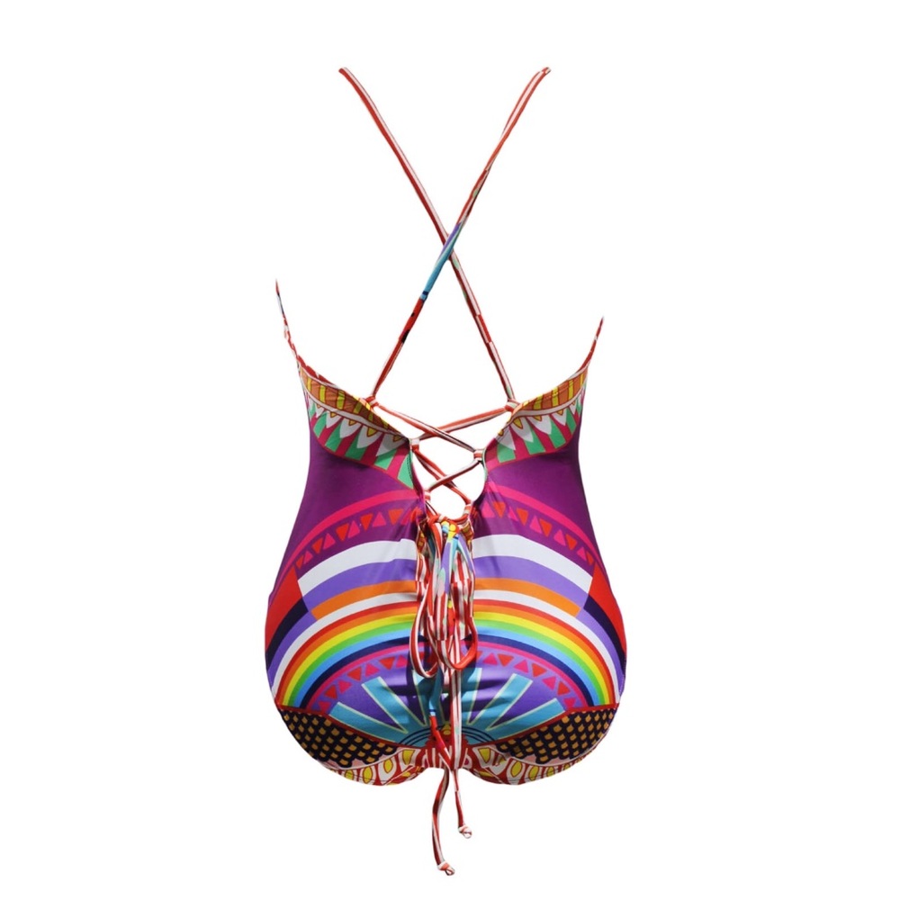 One piece suit Ethnic print - Picture 2 of 4